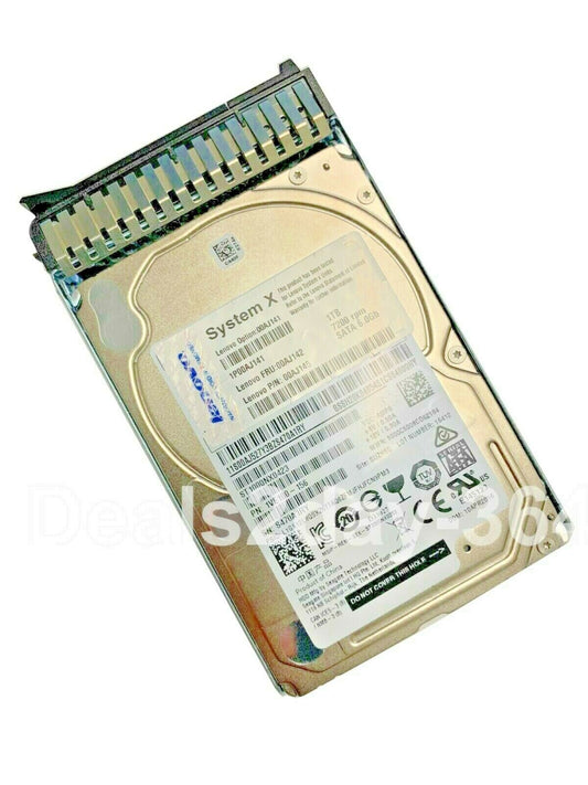Lenovo/IBM 00AJ141 00AJ142 00AJ143 System X 1TB 2.5" 7.2K SATA HDD 64 MB Cache