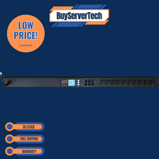 APC AP8861 Metered PDU 0U 20A 3PH 208V (44x) C13-C19-5-20R Outlets L21-20P Inp