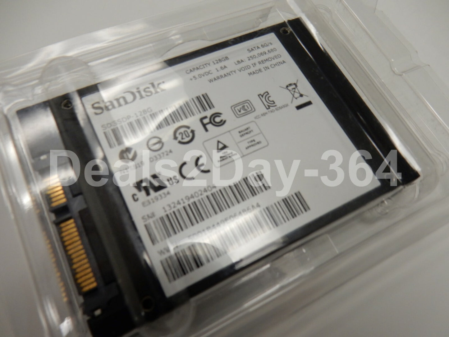 SanDisk SDSSDP-128G 128GB 6GB/s 2.5in SATA SSD With Read Up To 475MB/s
