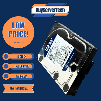 WD5000AAKS Western Digital Blue 500GB 7200RPM 3.5" SATA 3.0Gb/s HDD | WD Blue