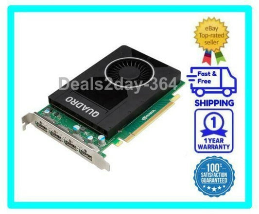 PNY Nvidia Quadro M2000 4GB GDDR5 DisplayPorts Video Graphics Card VCQM2000-PB