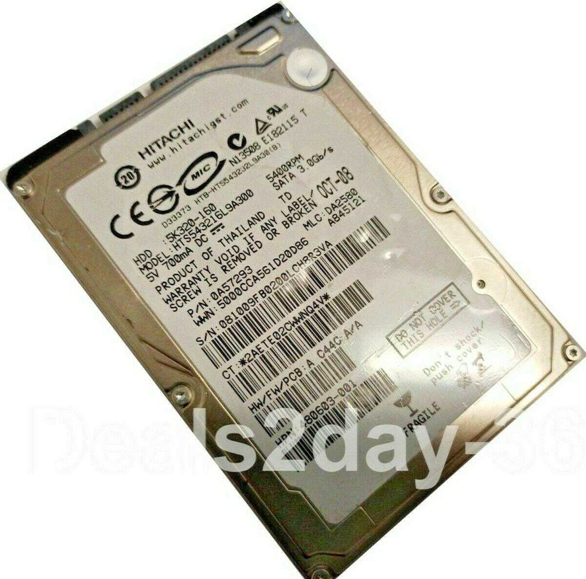 Hitachi   HTS723232L9A360  320GB Sata Hard Drive laptop PS4 XBOX