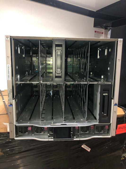HP BladeSystem C7000 G3 Gen3 Platinum Blade Chassis 6x 2450W PSU 10x Fans 2x O