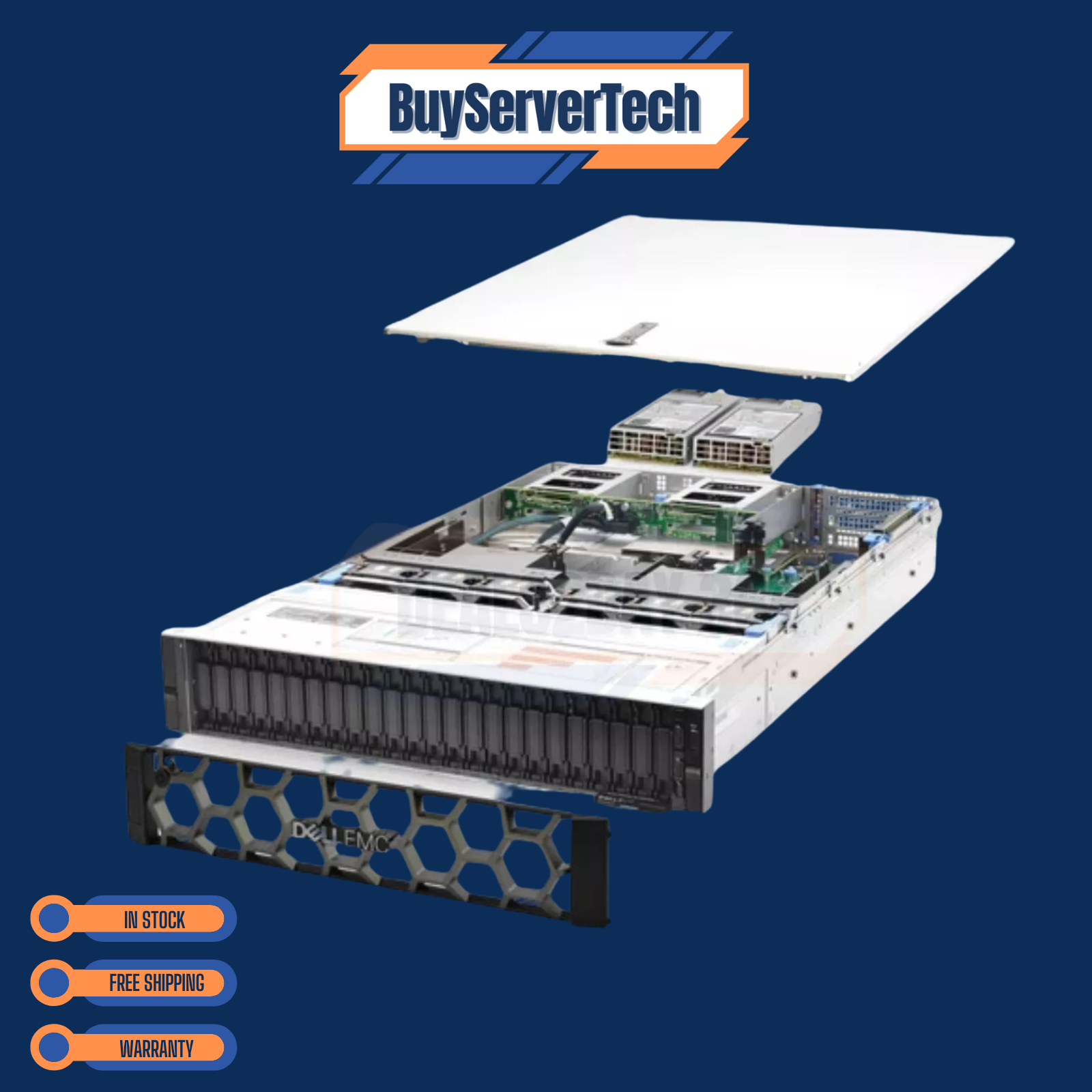 Dell PowerEdge R740xd Server 2.10Ghz 40-Core 768GB RAM 960GB SSD X 24 480GB X 