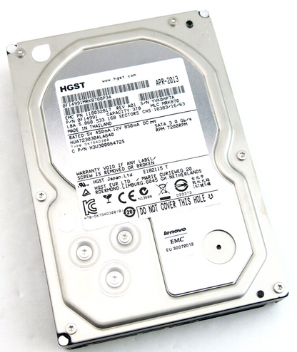 Hitachi Ultrastar HUA723030ALA640 3TB 7200 RPM 64MB SATA 3.0Gb/s 3.5" Hard Drive