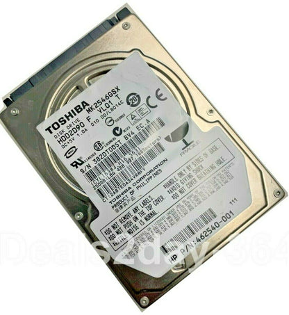 Toshiba MK2546GSX 250GB Internal 5400RPM SATA 2.5" Laptop HDD Hard Drive