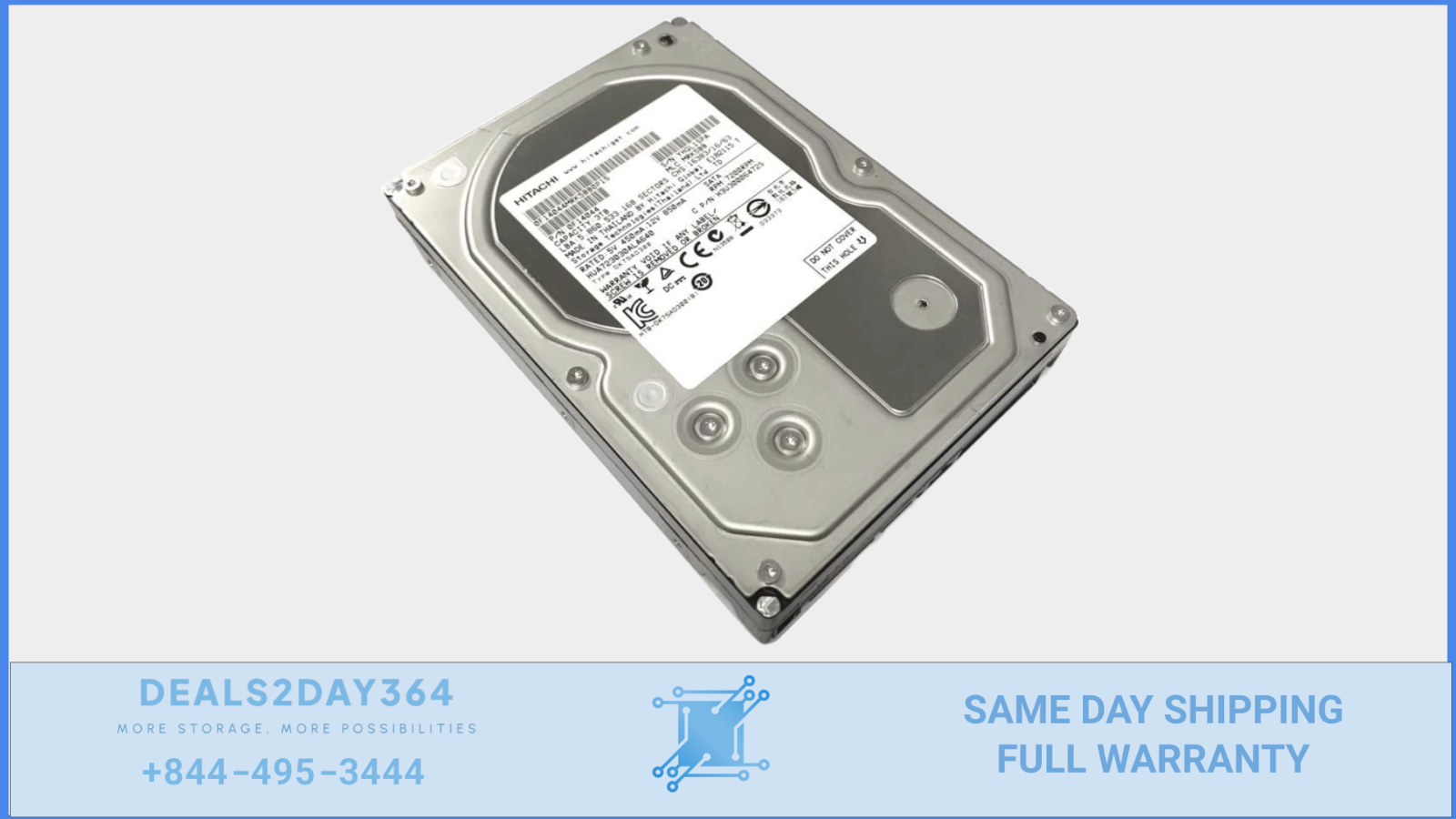 Hitachi Ultrastar HUA723030ALA640 3TB 7200 RPM 64MB SATA 3.0Gb/s 3.5" Hard Dri