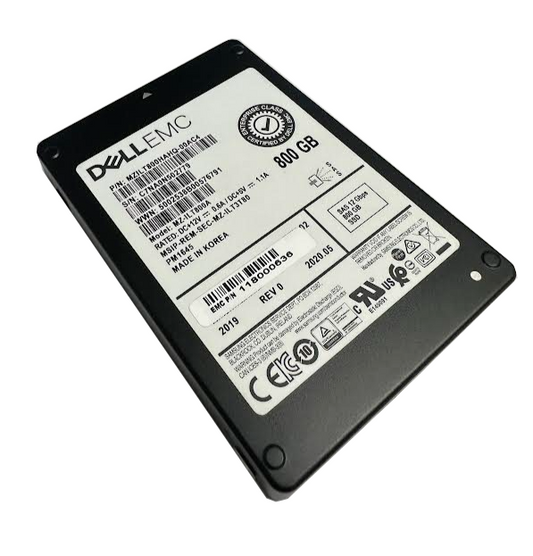 800GB SAS MZ-ILT800A PM1645 DELL EMC 2.5in Enterprise HDD SSD MZ-ILT800AHAHQ