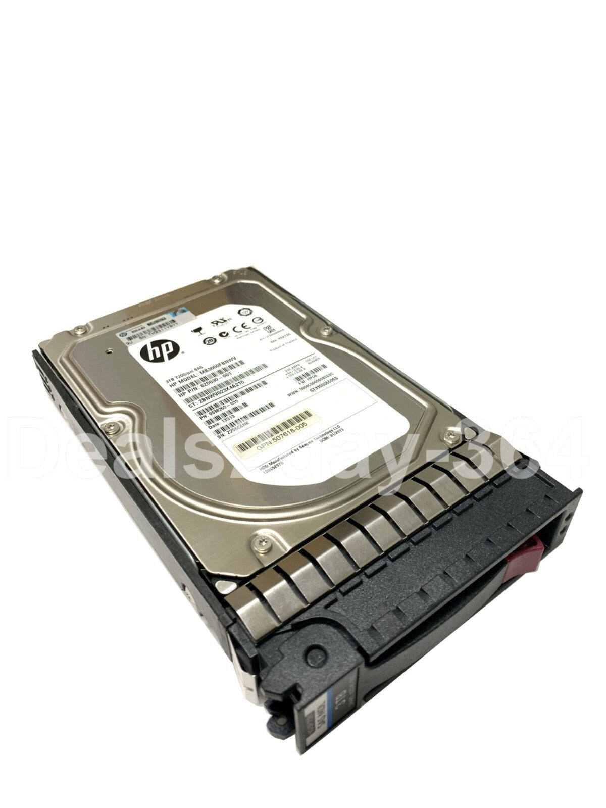HP 625031-B21 625140-001 3TB 6G SAS 7.2K LFF 3.5" HDD FOR DL160 DL180 DL320 G6