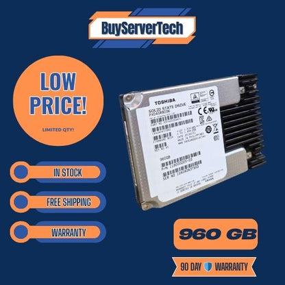Toshiba 960GB 12Gb/s SAS 2.5" SSD PX04SRB096 Enterprise Server Solid State Drive