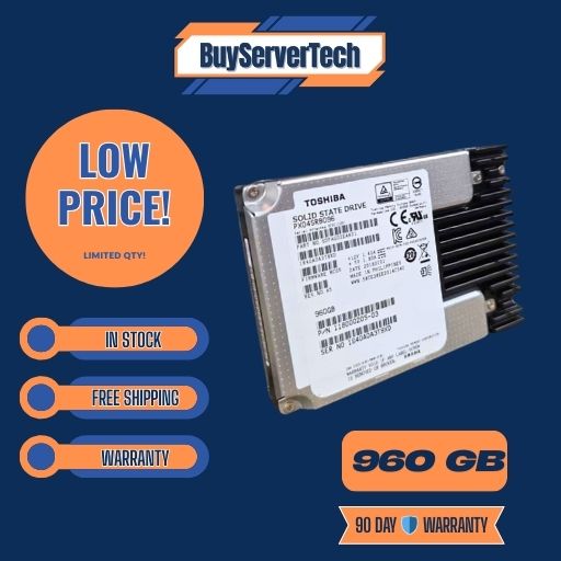 Toshiba 960GB 12Gb/s SAS 2.5" SSD PX04SRB096 Enterprise Server Solid State Drive