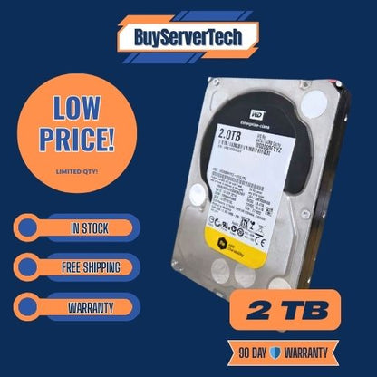 WD 2TB 7200RPM 3.5" SATA 6Gb/s HDD WD2000FYYZ Enterprise Server Hard Drive