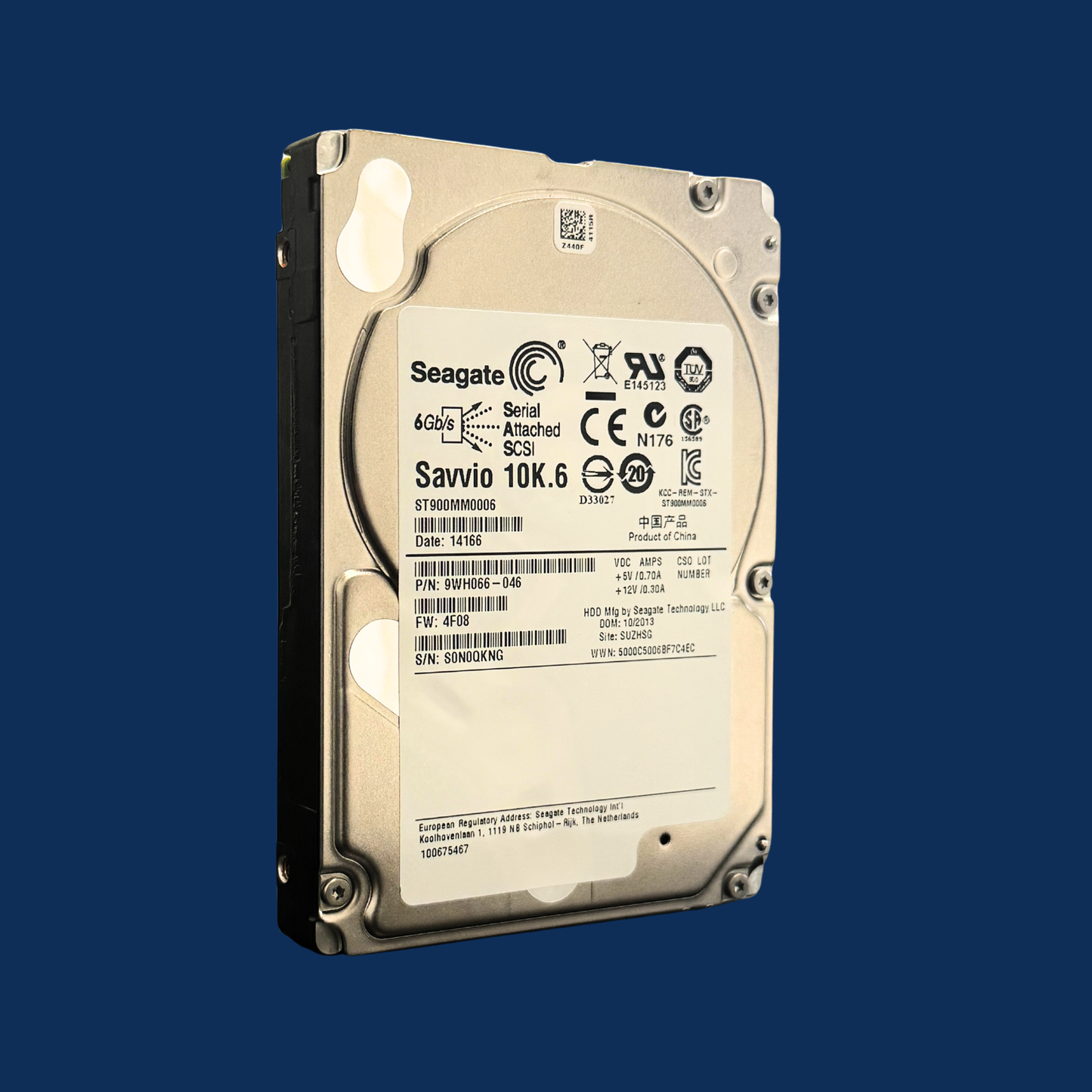 Seagate ST900MM0006 Seagate 900GB 10K RPM 6Gb/s 2.5" SAS HDD Hard Drive