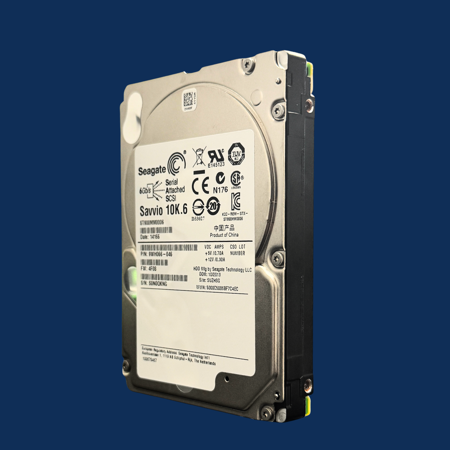 Seagate ST900MM0006 Seagate 900GB 10K RPM 6Gb/s 2.5" SAS HDD Hard Drive