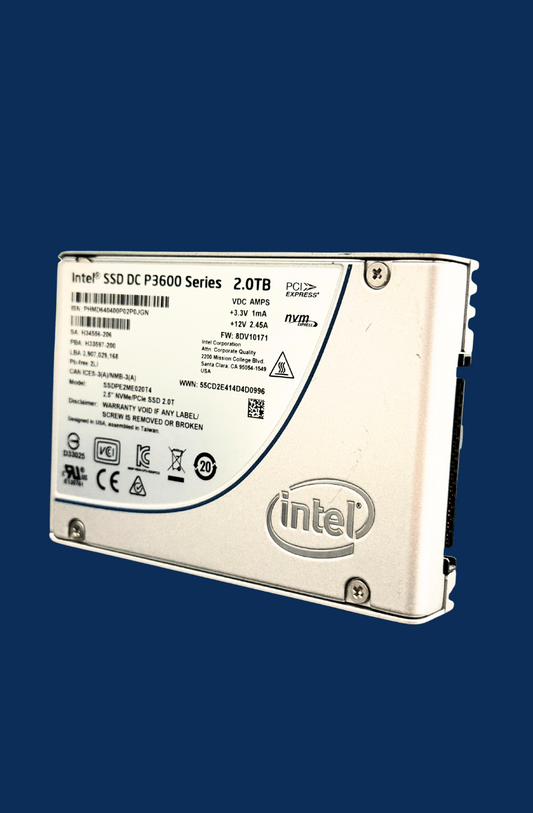 Intel SSD DC P3600 2TB NVMe PCIe 3.0x4 U.2 SSD SSDPE2ME020T4 | Grade A