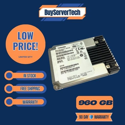 Toshiba 960GB 12Gb/s SAS 2.5" SSD PX04SRB096 Enterprise Server Solid State Drive