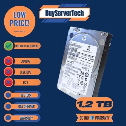Seagate ST1200MM0007 1.2TB 10K RPM 2.5" SAS 12Gb/s HDD Enterprise Server Drive