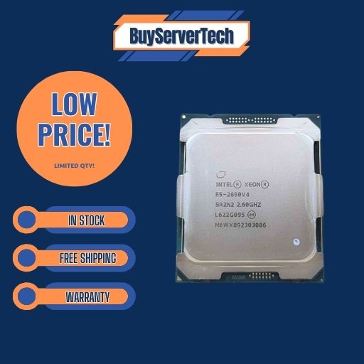 Intel Xeon E5-2690 v4 SR2N2 12-Core 2.6GHz 35MB LGA2011-3 CPU Server Processor