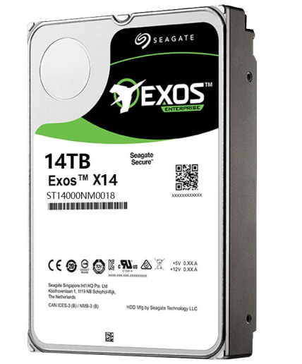 Seagate Exos X16 14TB SATA 6Gb/s 7200RPM 3.5" Enterprise HDD - ST14000NM001G